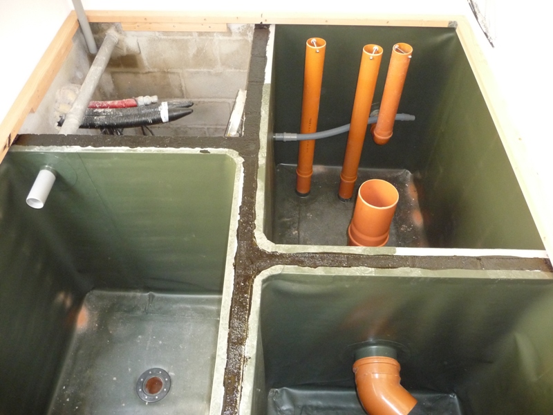 baufortschritt filterkammer